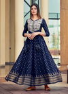 Walkway 40 By Blue Hills Printed Anarkali Kurti Catalog
